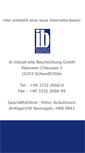 Mobile Screenshot of ib-sdt.de